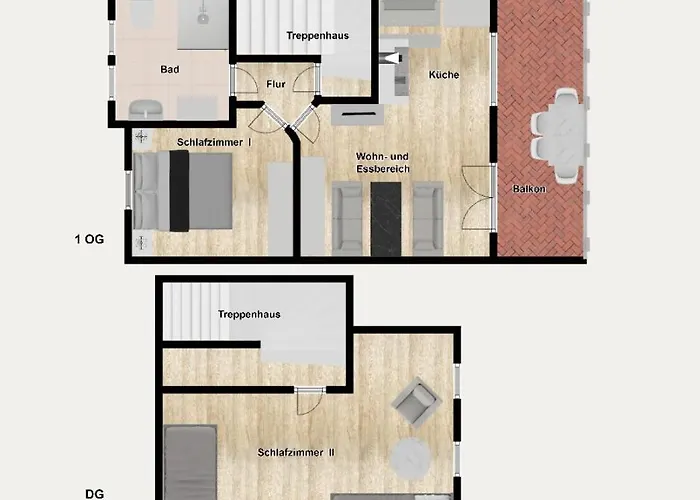 Ferienhaeuser Jadehoern Sandfloh Sonnenstern Feriehus Wangerooge